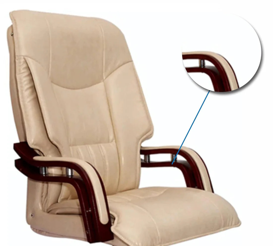 High Back Office Chair Leatherette Base
