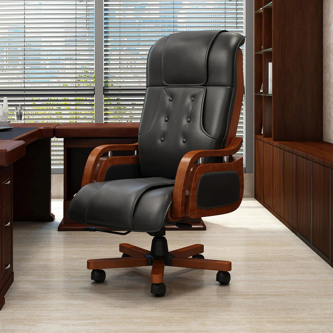 Home And Office High Back Ergonomic Leatherette Director Chair
