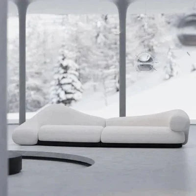 Luxury Lamb Wool Sofa Soft, Breathable Fibre Upholstery for a Cosy and Stylish Living Experience