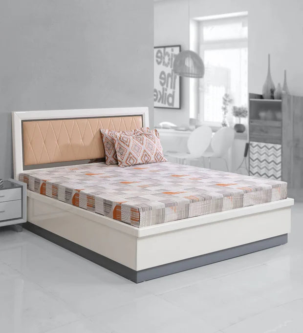 King Size Bed for living Room Made in Plyboard with Laminate and Headboard