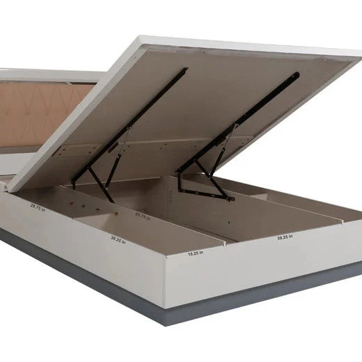 King Size Bed for living Room Made in Plyboard with Laminate and Headboard