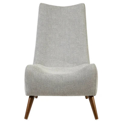 Light Grey Accent Wide Lounge Chair