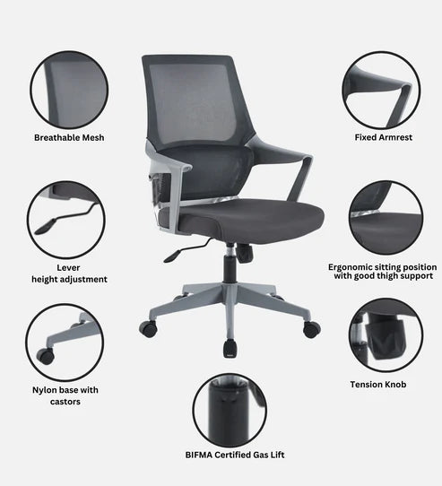 M33 Luxury Mid Back Chair