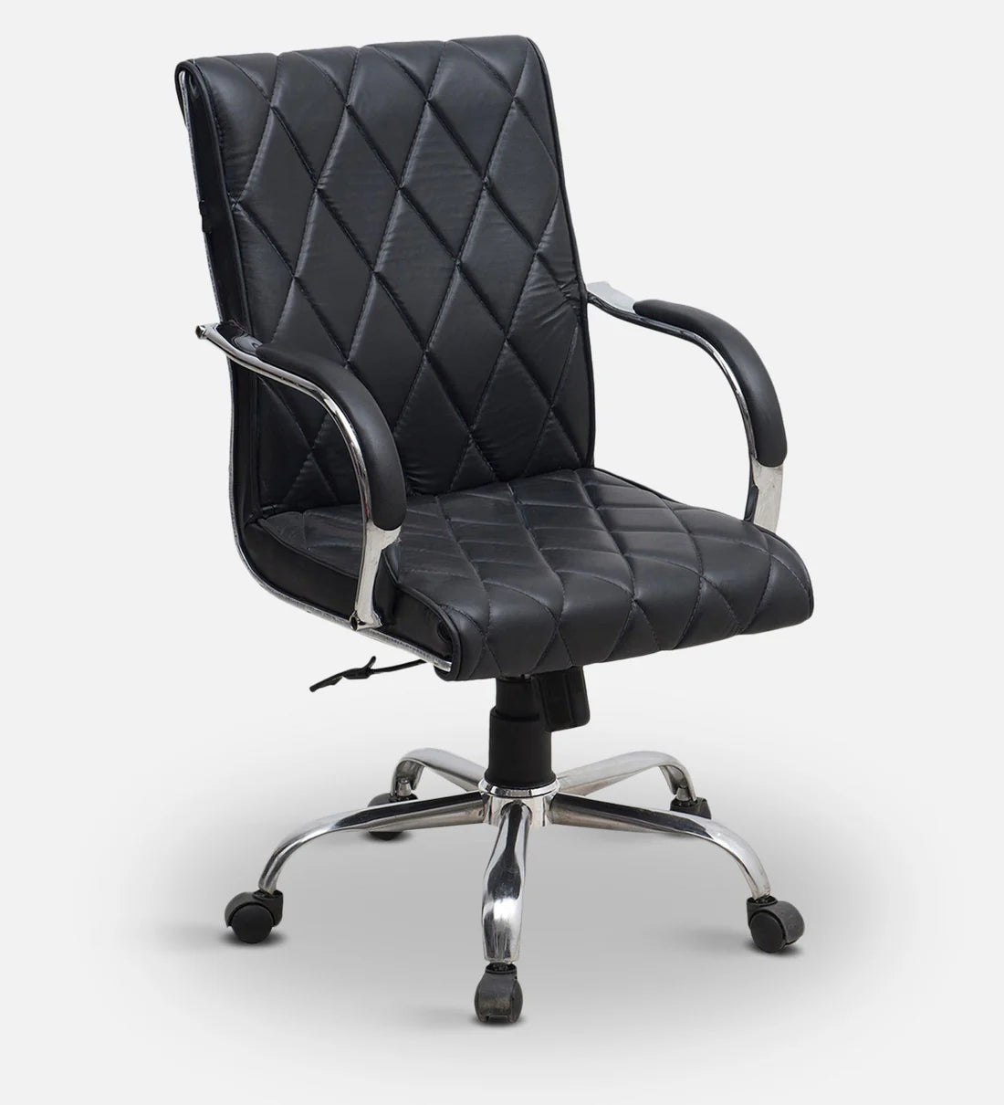 Medium Back Executive Office Chair with Chrome Base