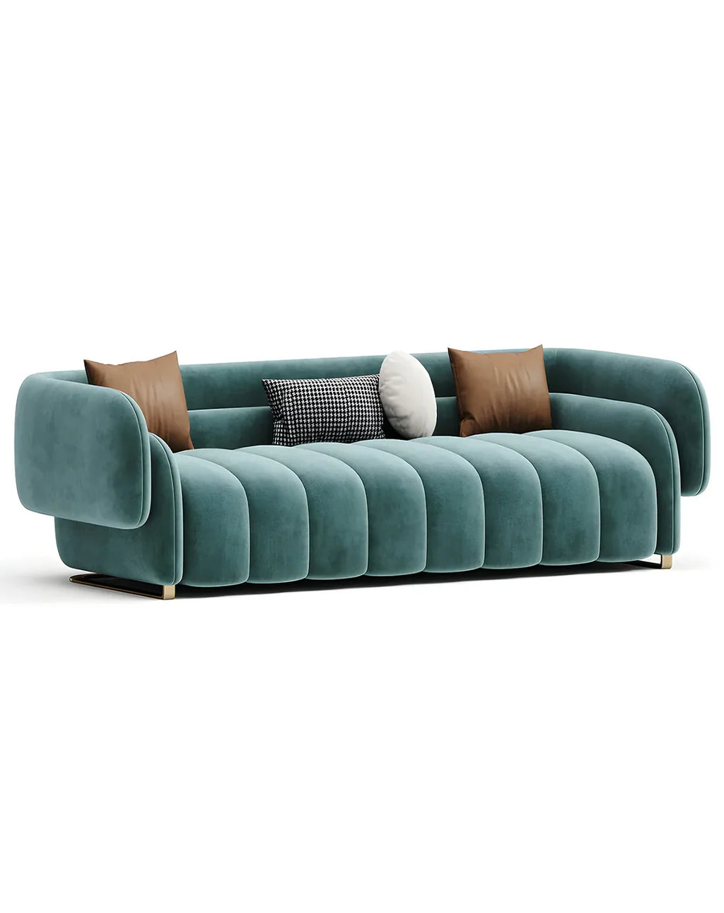 3-Seater Sofa luxury For Home Furniture Upholstery Velvet Fabric and Premium Quality Fabric