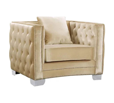 3 Seater Sofa For Home Furniture Made in wooden Frame with Velvet and High Quality for Living Room