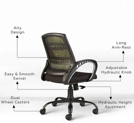 Neso C106 Mesh Mid Back Office Chair