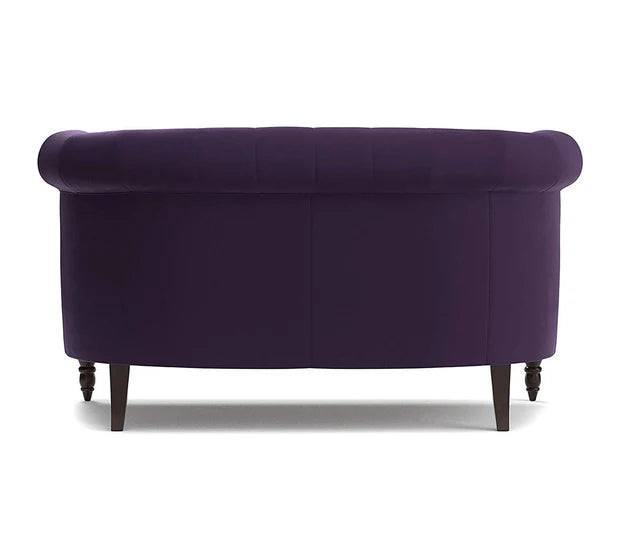 3 Seater Chesterfield Sofa Modern Design Upholstery Velvet and High Density Foam for Living Room