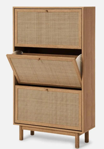 Shoe Cabinet, Storage, Closet Rack for Entryway, with Spacious Cabinet, Shelves