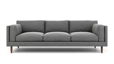 3 Seater Luxury Sofas Modern Design with Wooden Frame and Upholstery Suede High Density Foam &amp; Metal Legs