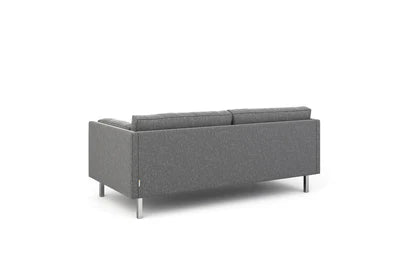 3 Seater Luxury Sofas Modern Design with Wooden Frame and Upholstery Suede High Density Foam &amp; Metal Legs