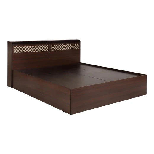 King Size Solid Wood King Size Bed with Integrated Storage