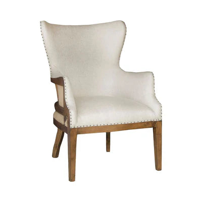 Teakwood Comfortable Wing Back Chair