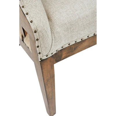 Teakwood Comfortable Wing Back Chair