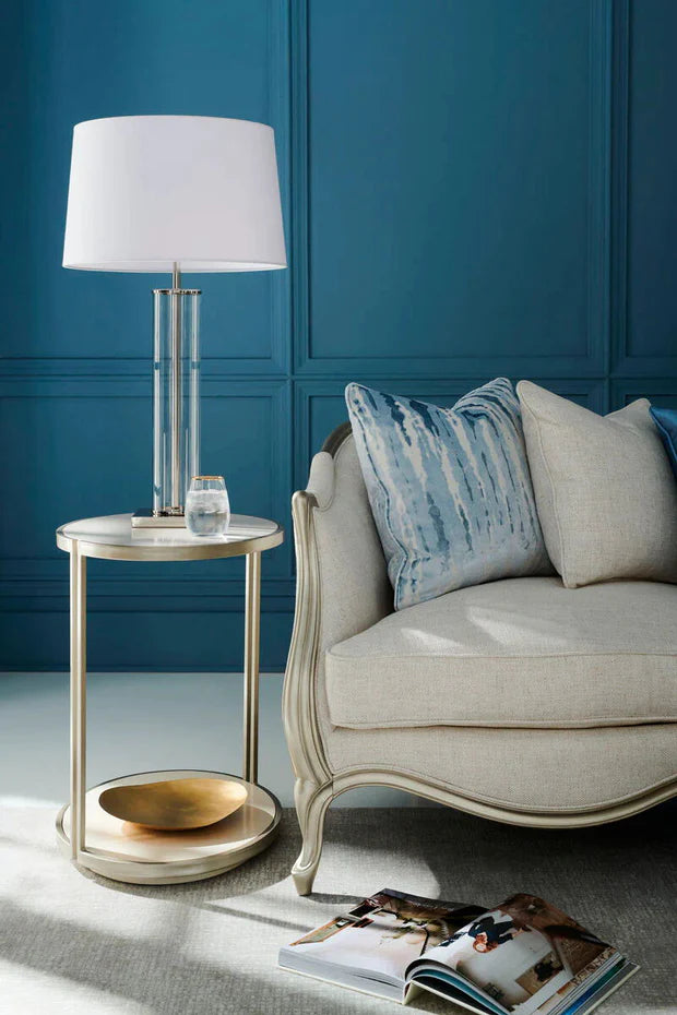 3 Seater Sofa Luxury Royal Modern Design with Handcrafted and Soft Padded Foam & Cabriole legs a Metallic Finish