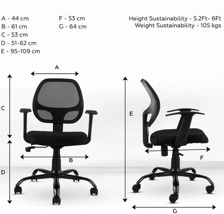 Tyto C103 Mesh Mid Back Office Chair
