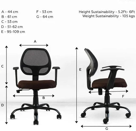 Tyto C103 Mesh Mid Back Office Chair