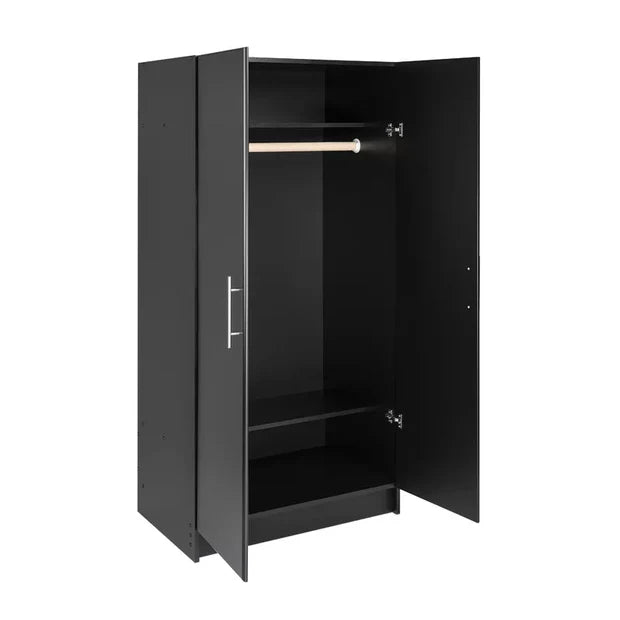 Wooden 2 Door Wardrobe