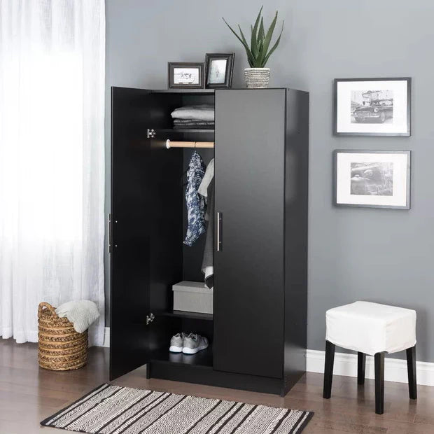 Wooden 2 Door Wardrobe