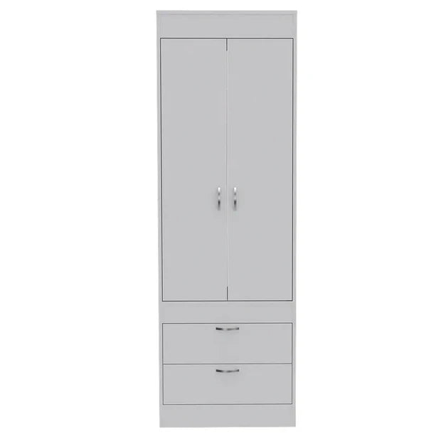 Wooden 2 Door Wardrobe