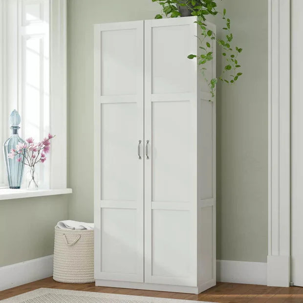 Wooden 2 Door Wardrobe
