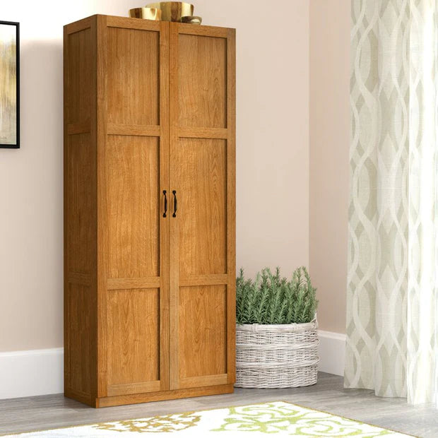 Wooden 2 Door Wardrobe