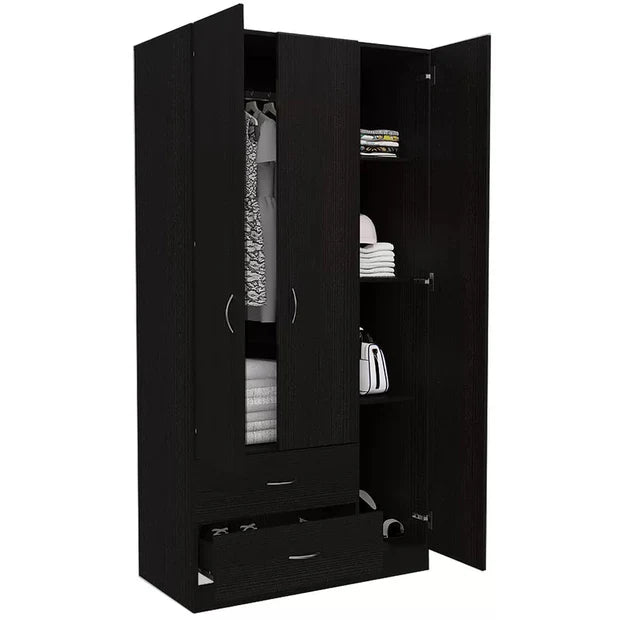 Wooden 3 Door Wardrobe