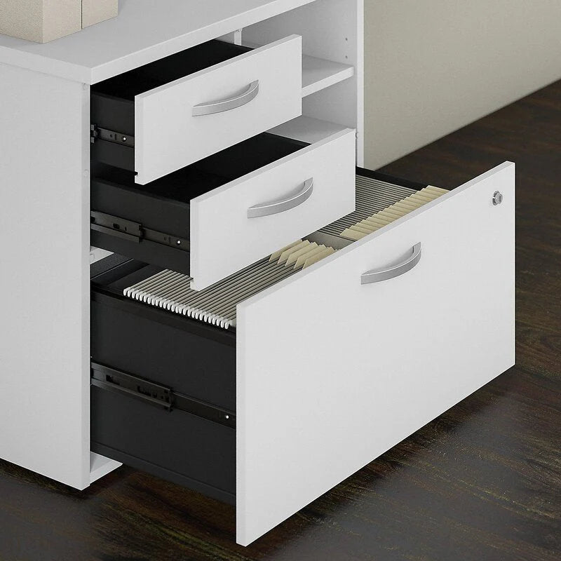 Wooden Drawer & Pedestal