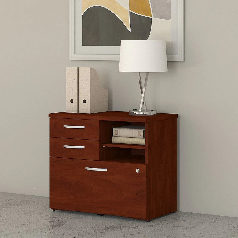 Wooden Drawer & Pedestal