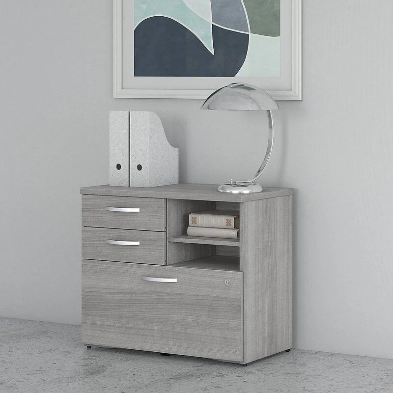 Wooden Drawer & Pedestal