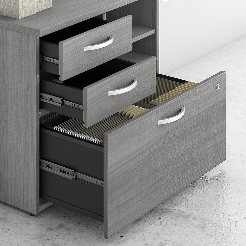 Wooden Drawer & Pedestal