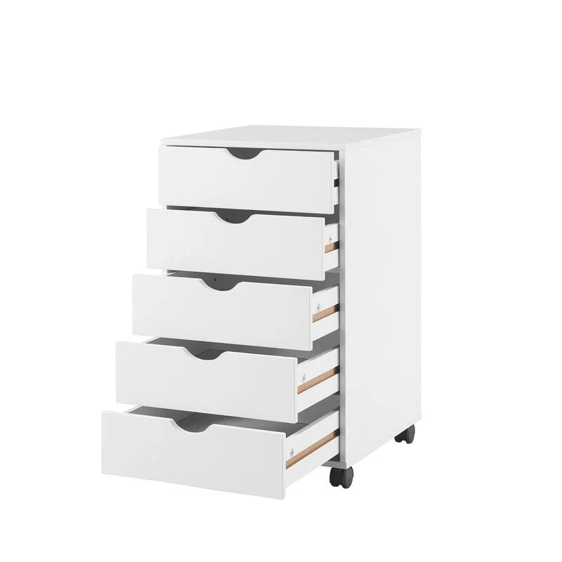 Wooden Drawer & Pedestal with Wheel Base