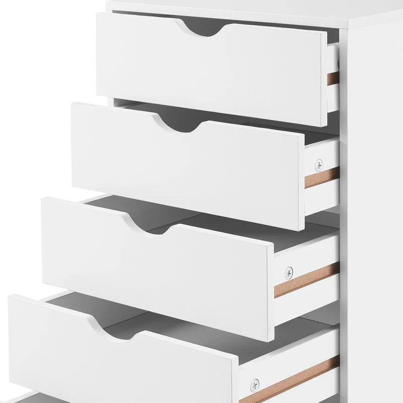 Wooden Drawer & Pedestal with Wheel Base