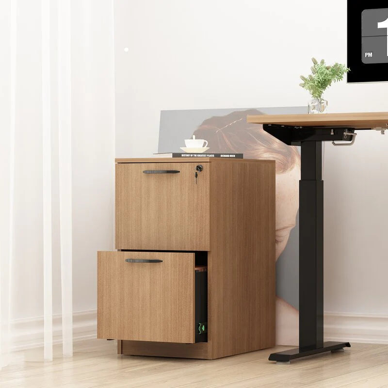 Wooden Frame Drawer & Pedestal with Wheel Base