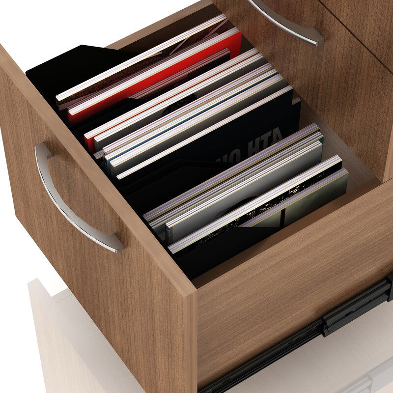 Wooden Frame Drawer & Pedestal with Wheel Base