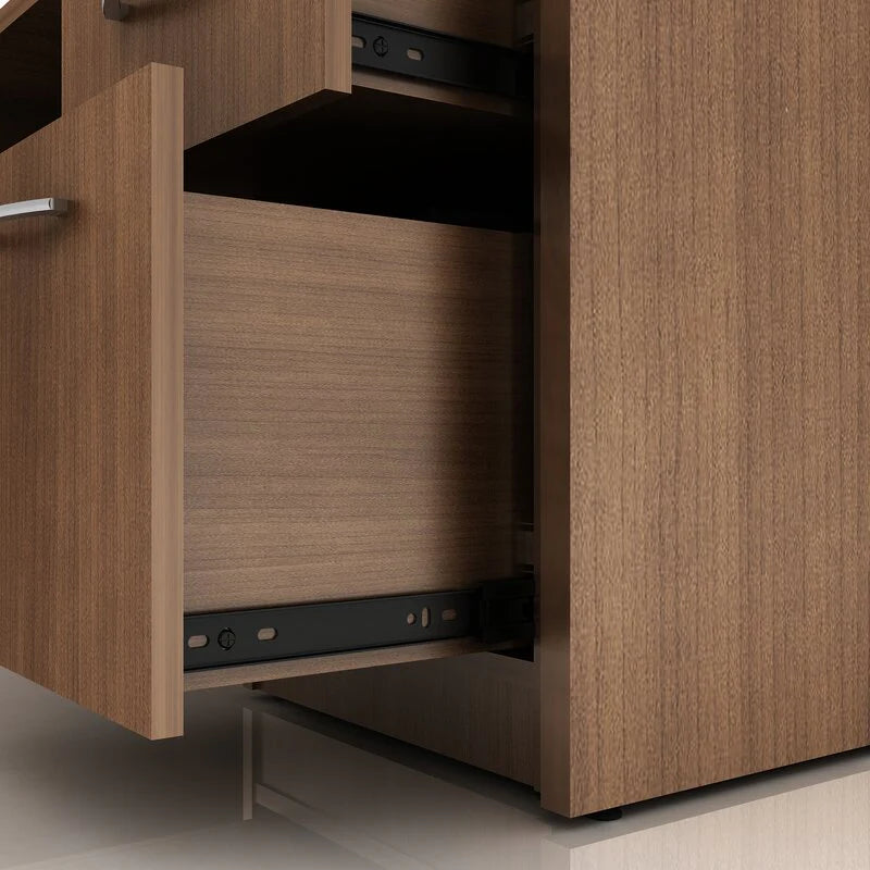 Wooden Frame Drawer & Pedestal with Wheel Base