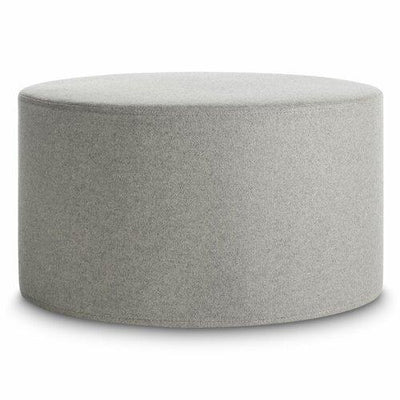 Wooden Frame Fabric Ottoman