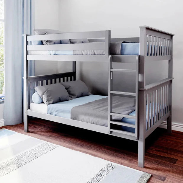 Wooden Kids Bunk Bed With No Storage