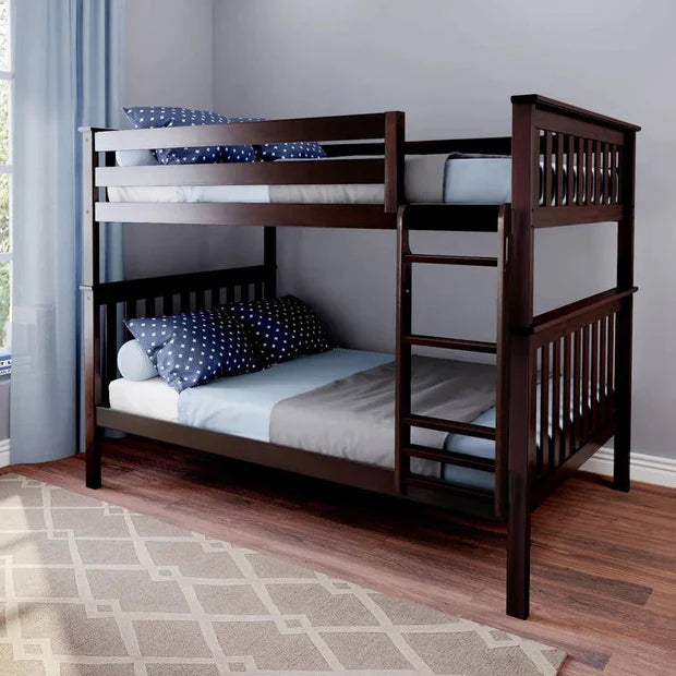 Wooden Kids Bunk Bed With No Storage