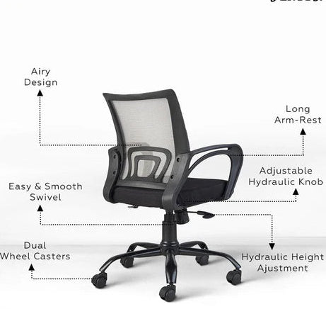 Zenith C107 Mesh Mid Back Office Chair