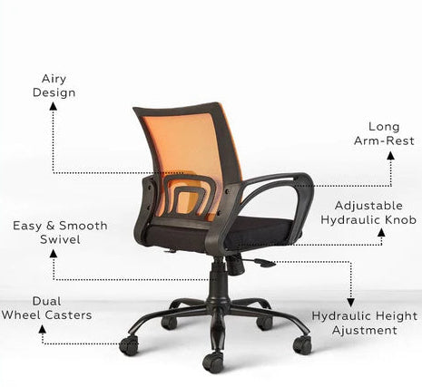 Zenith C107 Mesh Mid Back Office Chair