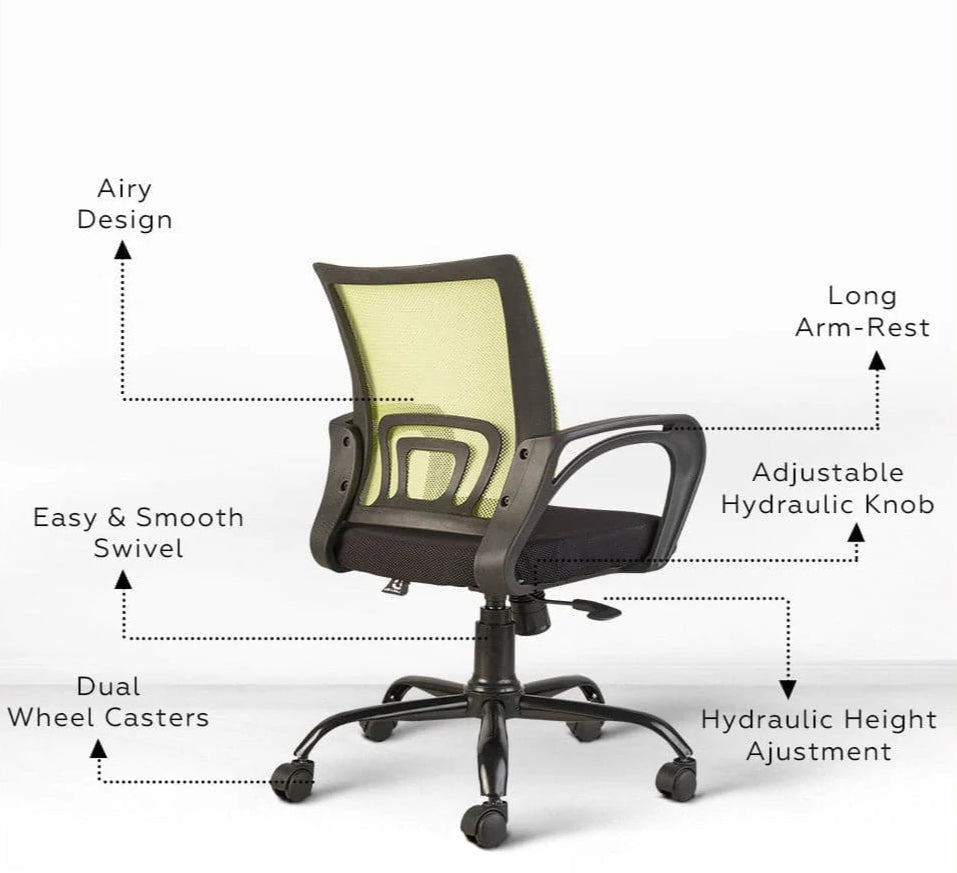 Zenith C107 Mesh Mid Back Office Chair