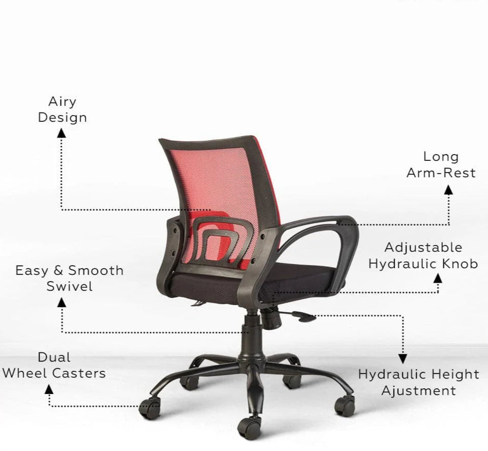 Zenith C107 Mesh Mid Back Office Chair