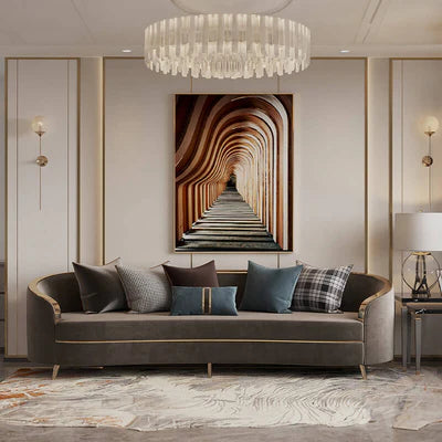 Premium 3-Seater Sofa with Durable Frame and Stylish Fabric Adds Comfort and Class to Any Room