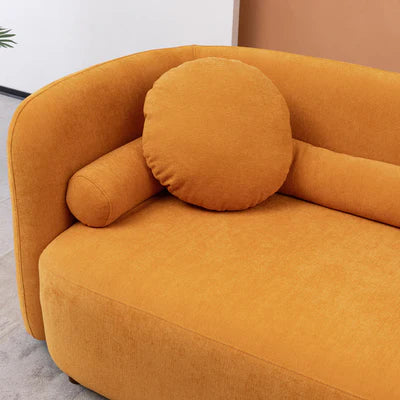 Designer sofa made with high-density foam and premium fabric offering exceptional support and luxury appeal for contemporary or classic living spaces