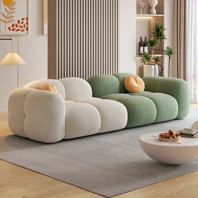 3-seater sofa crafted with premium velvet fabric and a solid wood frame designed to elevate modern living rooms with comfort and timeless elegance