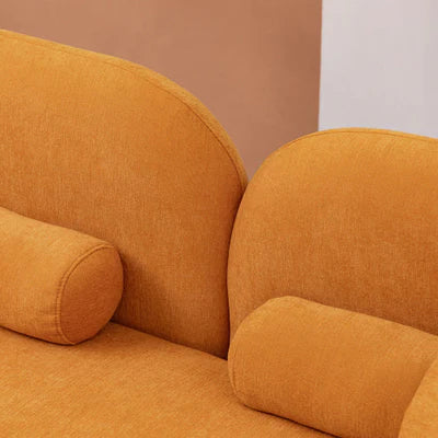 Designer sofa made with high-density foam and premium fabric offering exceptional support and luxury appeal for contemporary or classic living spaces