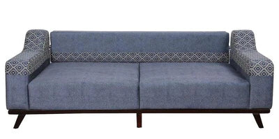 Luxury 3 Seater Sofa with Designer Cushions, Elegant Velvet Finish for Modern Living Rooms.