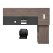 Director & CEO for Office Table Includes Left & Right Storage with Lockable