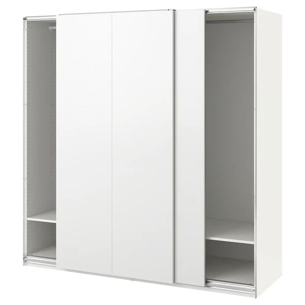Wardrobe in High-Quality – Sliding Door, Elegant Matte Finish, and Modern Storage Needs